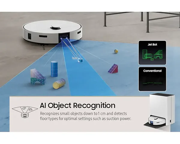 Samsung Jet Bot Combo AI VR7MD97714G - Beige - Effektiv rengøring - Billede 2