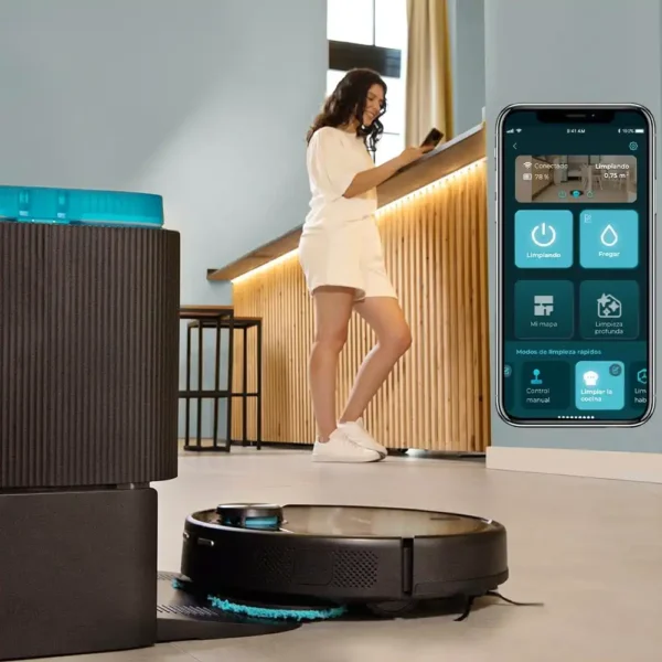 Cecotec Robotstøvsuger og gulvrengøringsrobot Conga 11090 Spin Revolution Home & Wash – Test og ægte anmeldelser - Billede 5