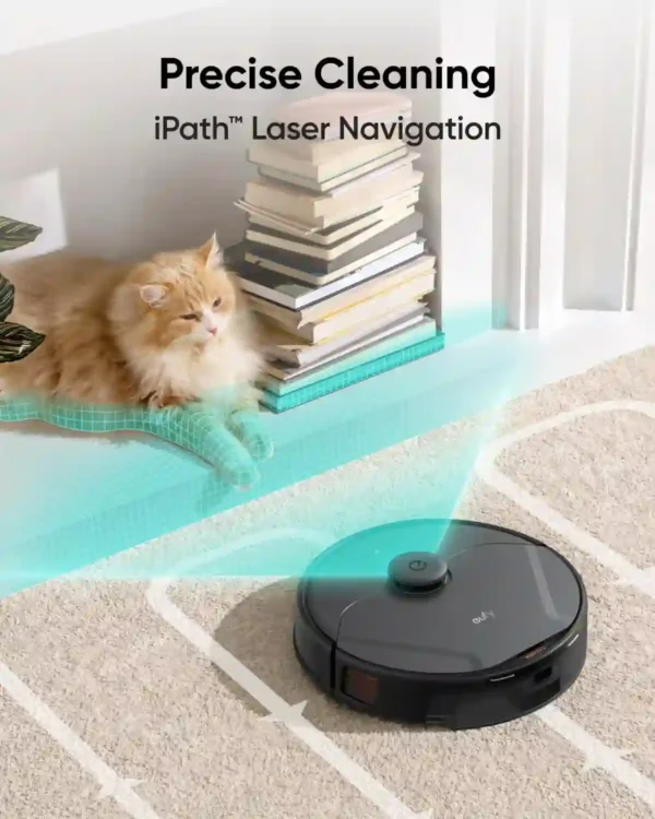 Eufy Robotstøvsuger Clean X8 Pro Med Twin-Turbine Teknologi - Billede 4