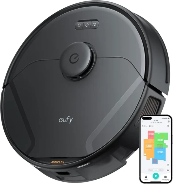 Eufy Robotstøvsuger Clean X8 Pro Med Twin-Turbine Teknologi