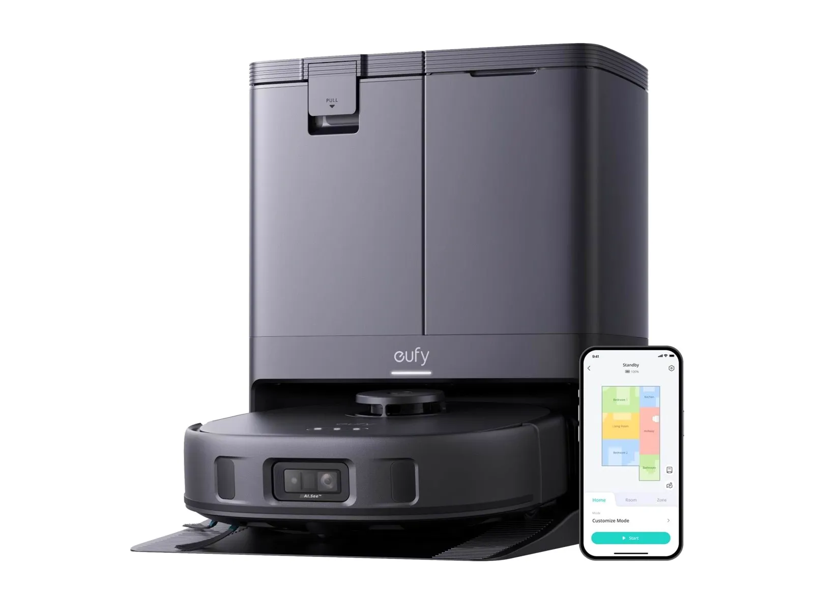 Eufy Robotstøvsuger X10 Pro Omni Black: Test og bedste pris