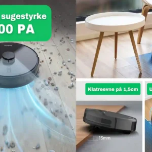 Cleanfriend robotstøvsuger Bedst i test 2026 CleanFriend Støvsuger best i test _1