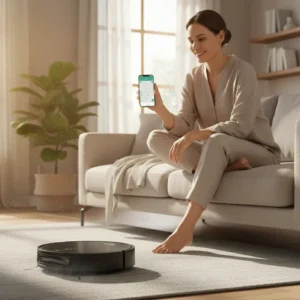 Alternative view of Den robotstøvsuger RVC-115 test, anmeldelse og bedste pris