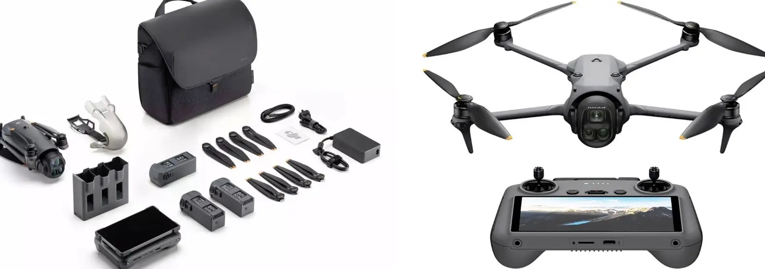 DJI Mavic 4 Pro Fly More Combo drone og tilbehør